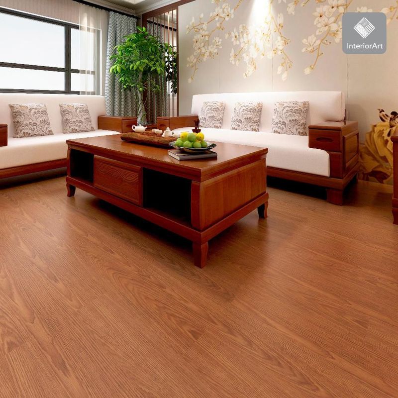 Piso Vinílico Autoadhesivo Tipo Duela 5 m² (36 Piezas) PVC Café Oscuro