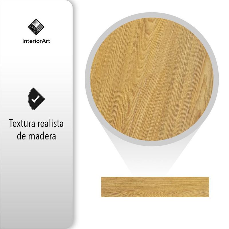 Piso Vinílico Autoadhesivo Tipo Duela 5 m² (36 Piezas) PVC Café Claro