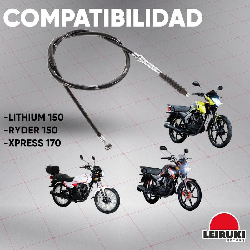 Chicote cable clutch moto lithium150 ryder150 xpress170