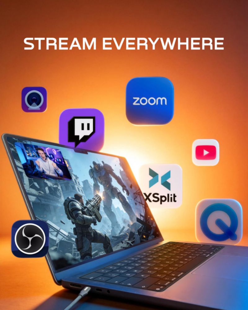 Tarjeta de captura GENKI ShadowCast 3 Pro 4K60 USB-C