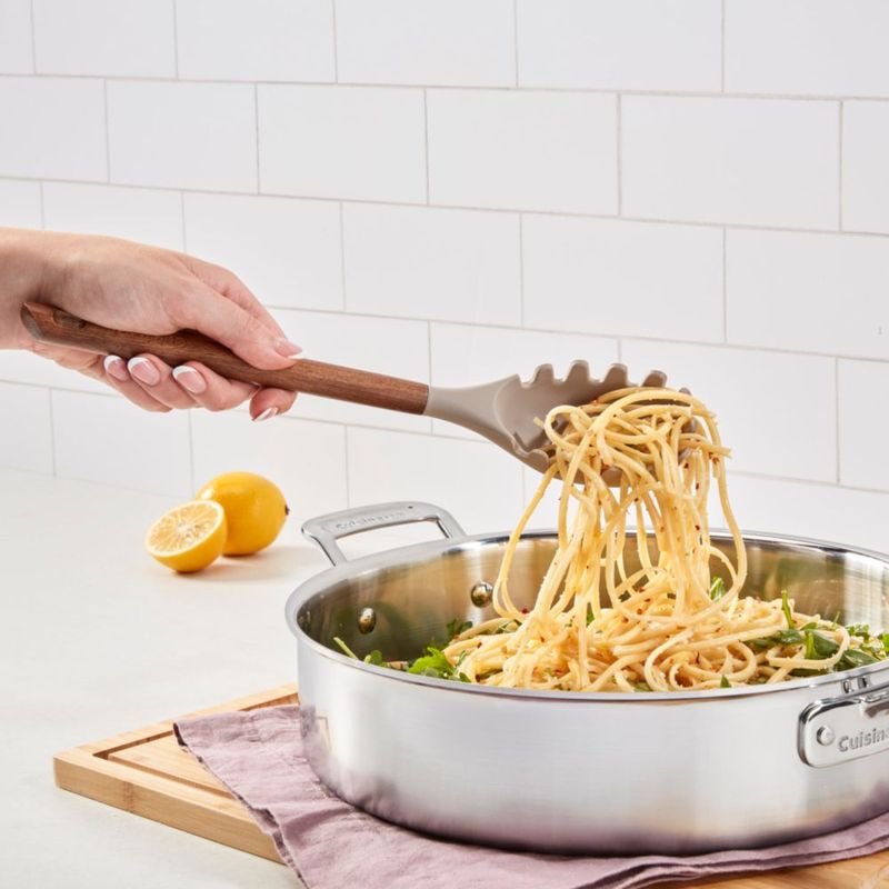 Juego de Utensilios Cuisinart 5 Piezas AcaciaFusion Beige