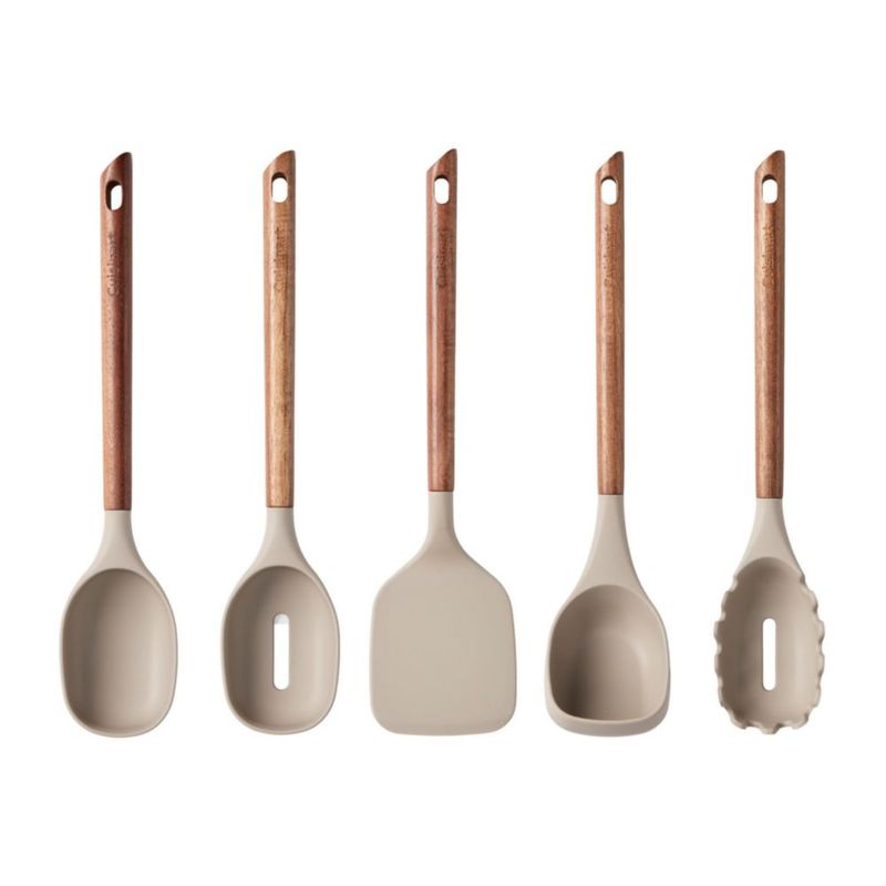 Juego de Utensilios Cuisinart 5 Piezas AcaciaFusion Beige