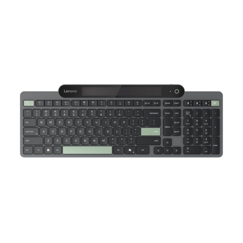 Teclado Lenovo 800 Inalámbrico Bluetooth 5.1 Gris