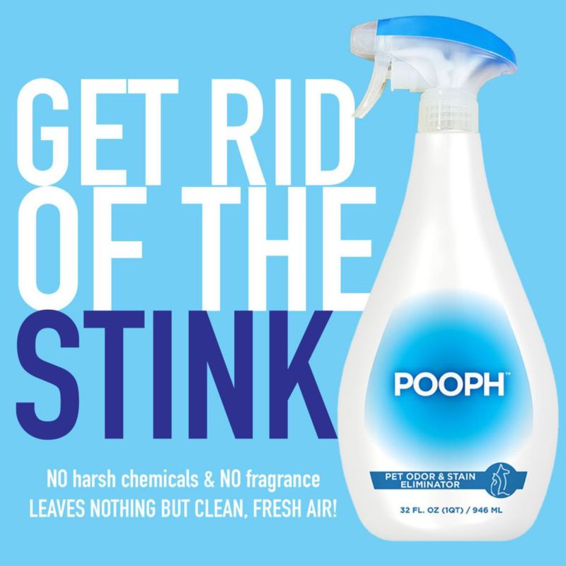Eliminador de olores para mascotas y desodorizante para cajas de arena Pooph 2x960 ml