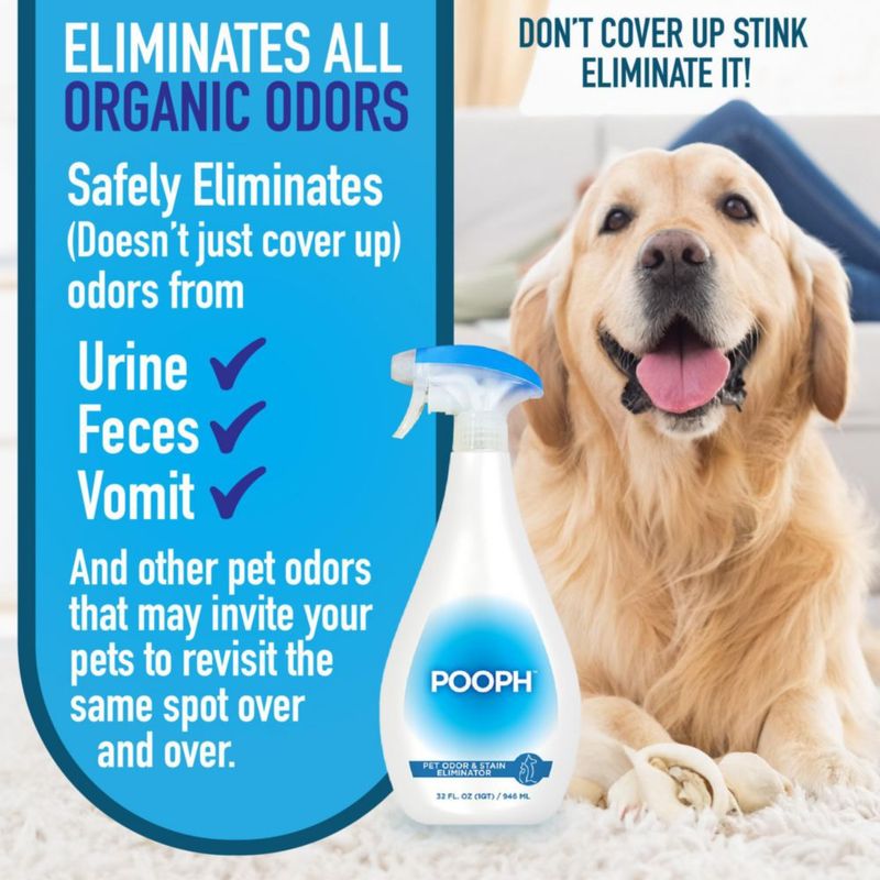 Eliminador de olores para mascotas y desodorizante para cajas de arena Pooph 2x960 ml