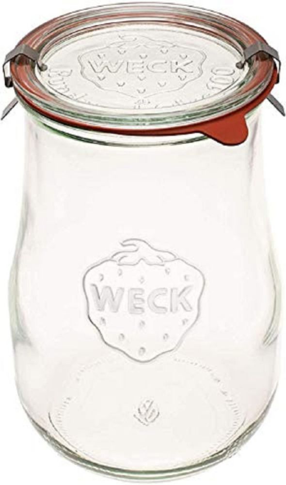 Tarro de Alimentos WECK 15 L Tulip de Vidrio con Boca Ancha (1 unidad)