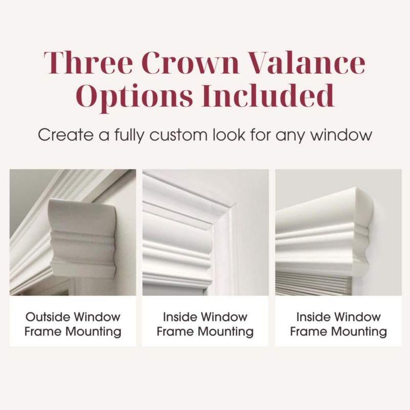 Persianas de imitación madera Arlo Blinds 26 cm x 185 cm blanco