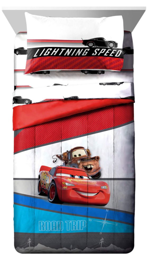Juego de ropa de cama Jay Franco Twin de 5 piezas Cars multicolor