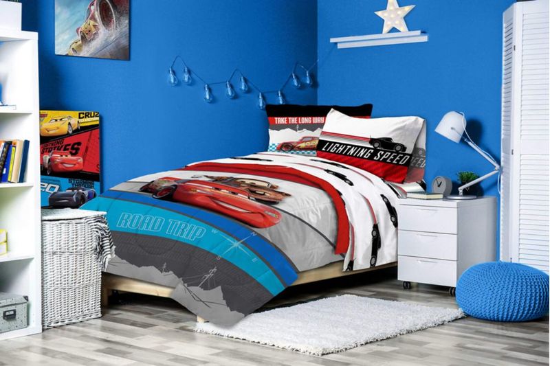 Juego de ropa de cama Jay Franco Twin de 5 piezas Cars multicolor