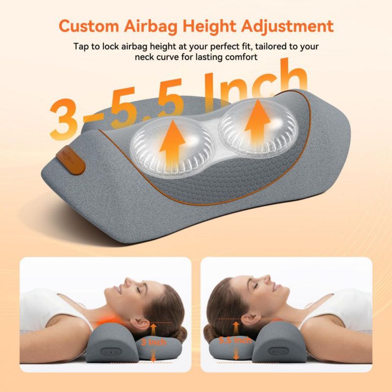 Masajeador de Cuello Tinkerz Inalámbrico con Calor y Vibración