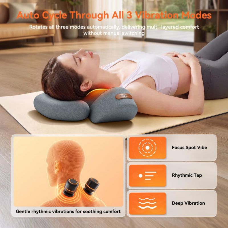 Masajeador de Cuello Tinkerz Inalámbrico con Calor y Vibración