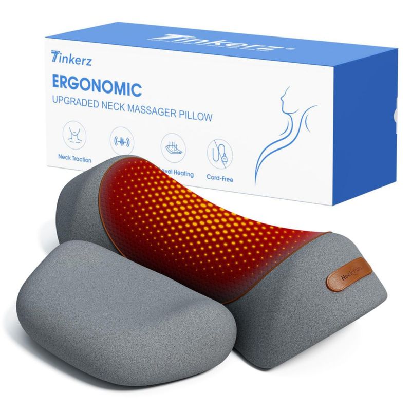 Masajeador de Cuello Tinkerz Inalámbrico con Calor y Vibración