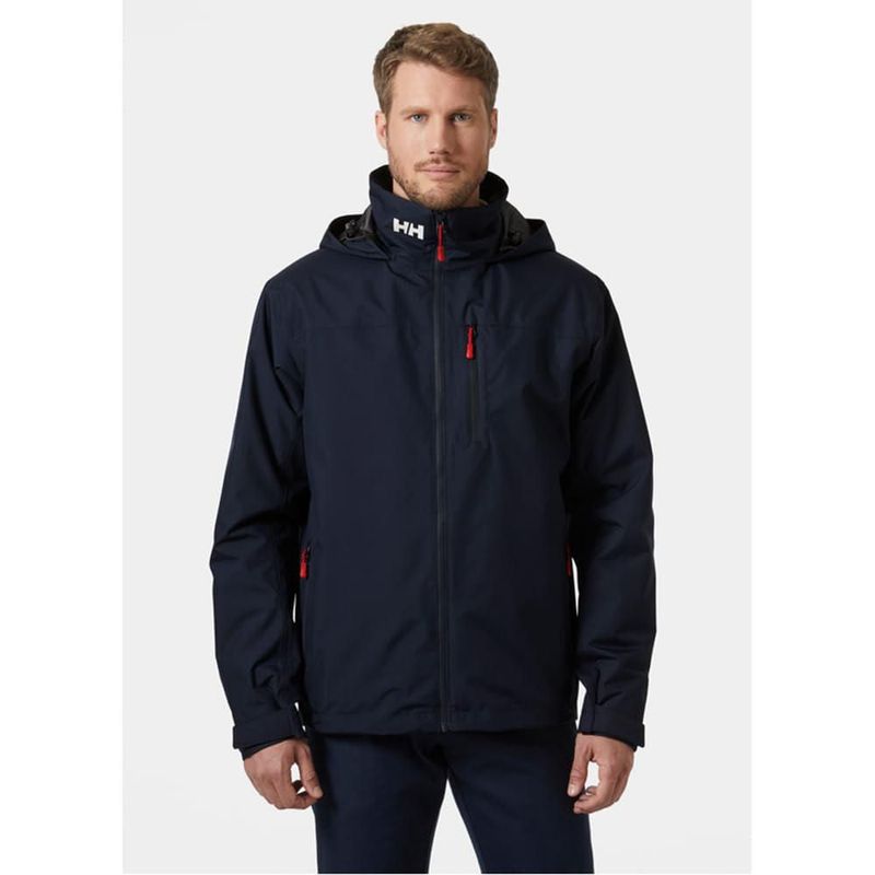 Chaqueta Helly Hansen Crew con Capucha Capa Intermedia Azul Marino Talla G