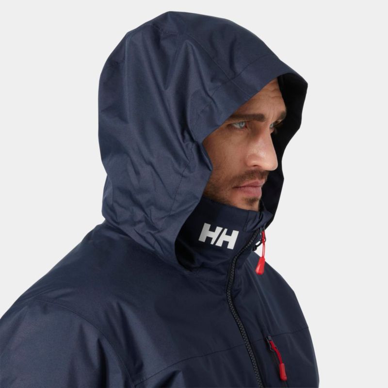 Chaqueta Helly Hansen Crew con Capucha Capa Intermedia Azul Marino Talla G