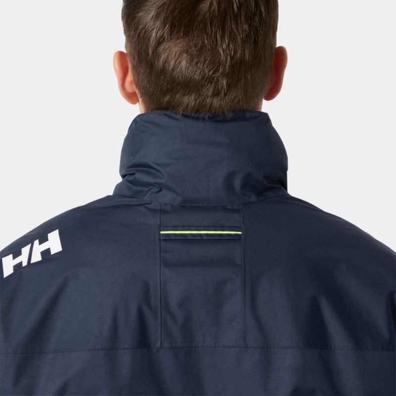 Chaqueta Helly Hansen Crew con Capucha Capa Intermedia Azul Marino Talla G