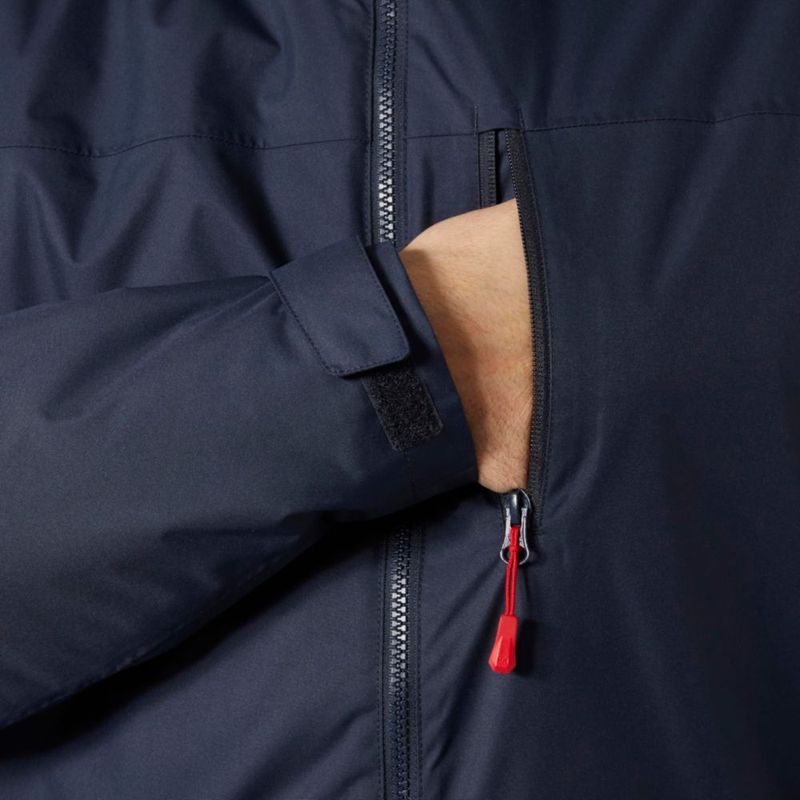 Chaqueta Helly Hansen Crew con Capucha Capa Intermedia Azul Marino Talla G
