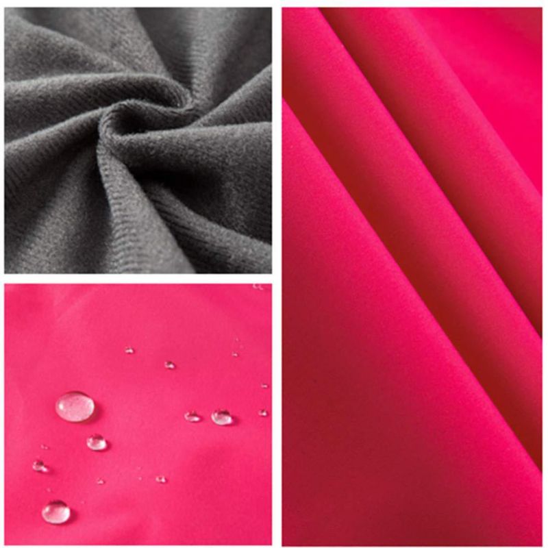 Chaqueta impermeable con capucha Diamond Candy para mujer