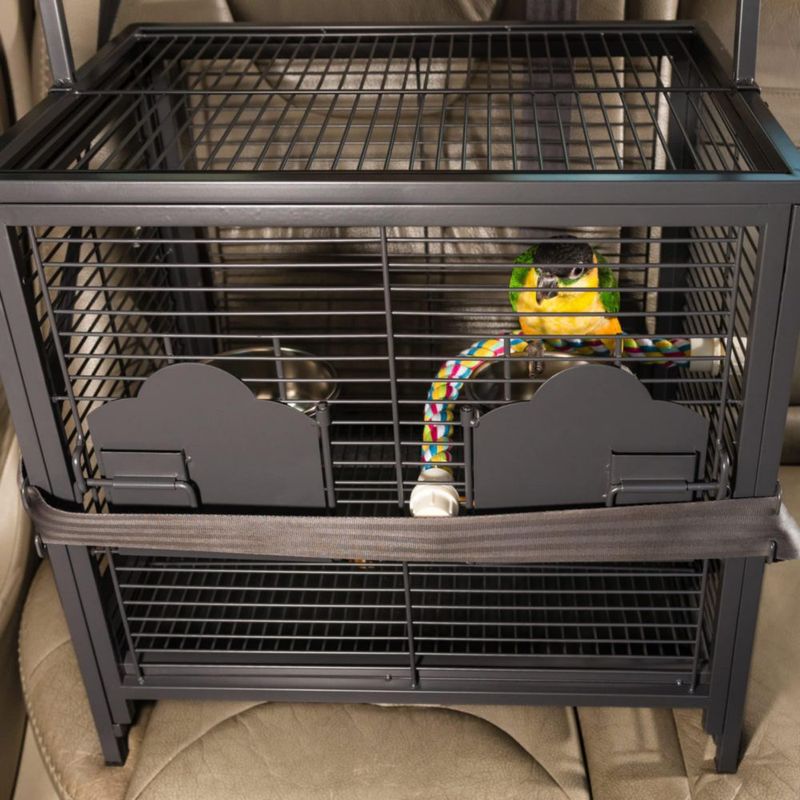 Travel Carrier Prevue Pet Products for Birds Black 18.8 L