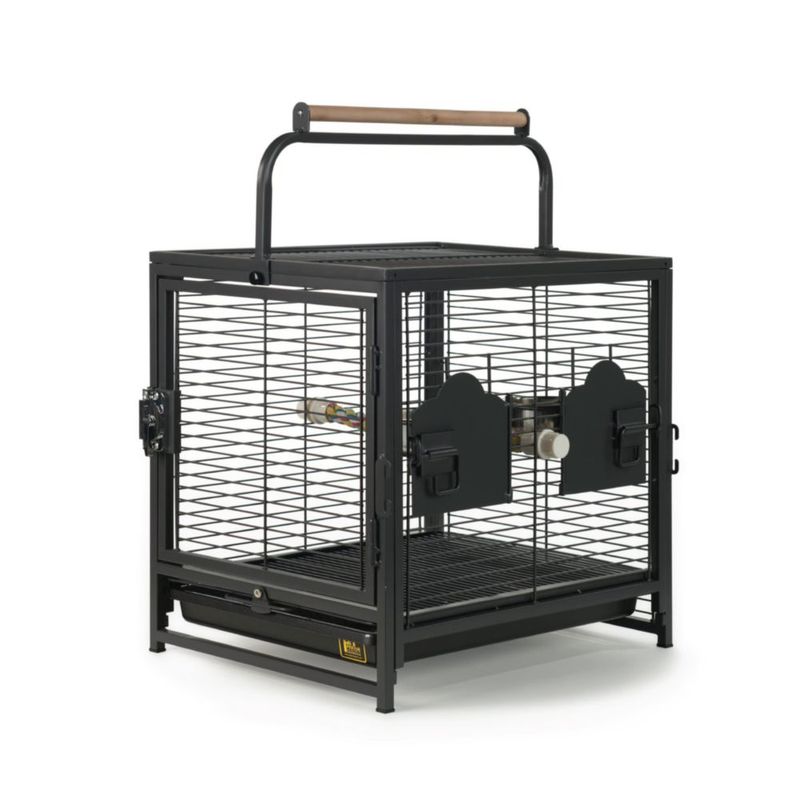Travel Carrier Prevue Pet Products for Birds Black 18.8 L