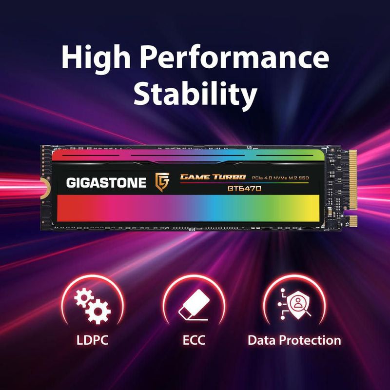 SSD Gigastone Game Turbo 4TB PCIe Gen4x4 NVMe M.2 2280