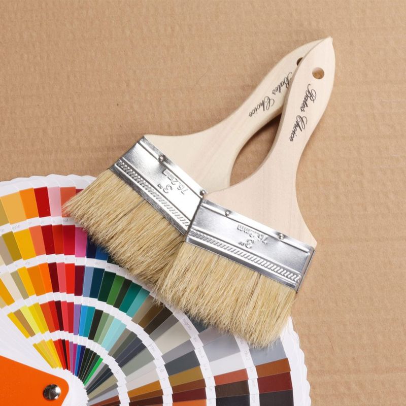 Pincel de pintura Bates Choice 76 cm juego de 6 cerdas naturales