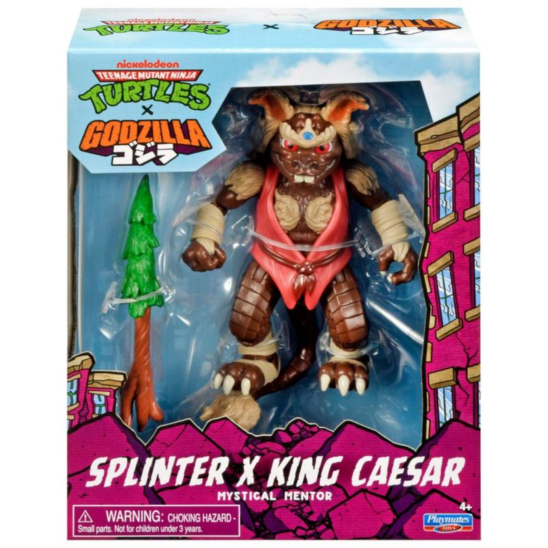 Figura de acción TEENAGE MUTANT NINJA Splinter x King Caesar