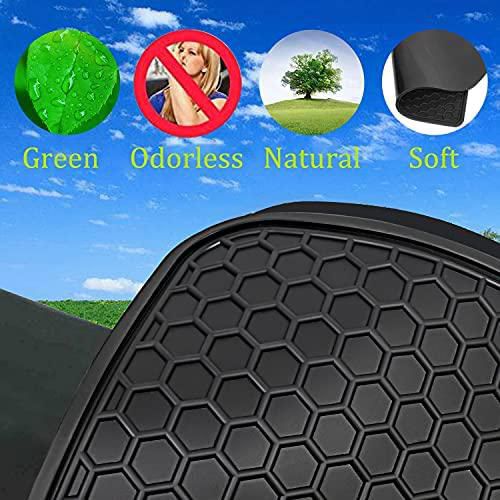 Alfombrillas de coche Lwope para VW Atlas 2018‑2025 negro goma