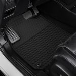 Alfombrillas de coche Lwope para VW Atlas 2018‑2025 negro goma