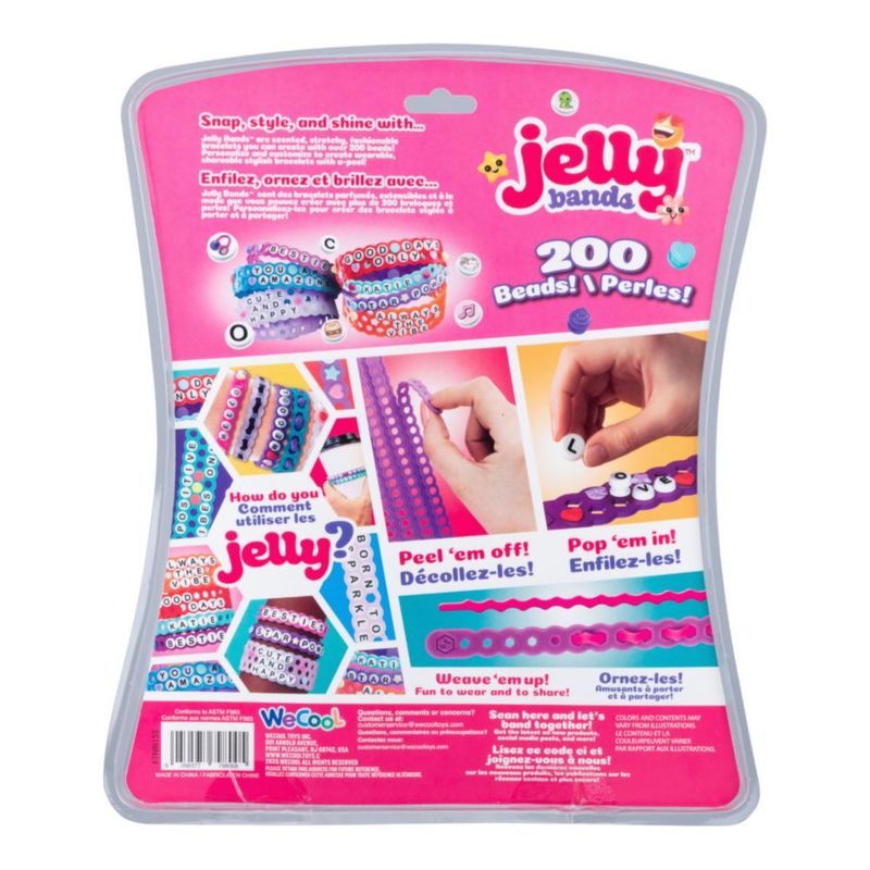 Kit de manualidades Paladone Jelly Bands – 12 pulseras y más de 200 cuentas