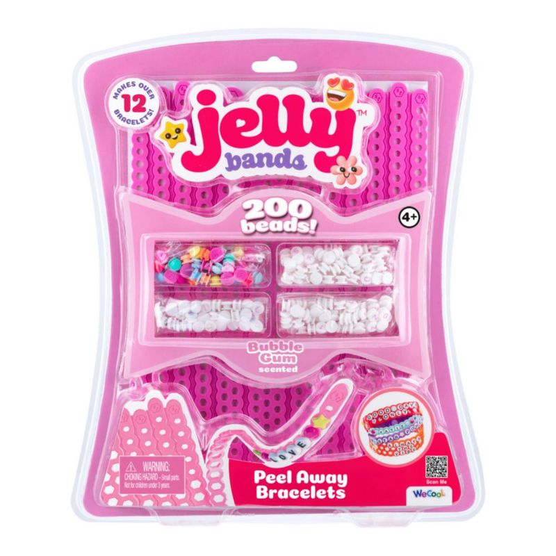 Kit de manualidades Paladone Jelly Bands – 12 pulseras y más de 200 cuentas