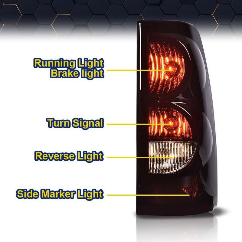 Luces Traseras PIT66 para Chevy Silverado 2003‑2006 (Smoke)