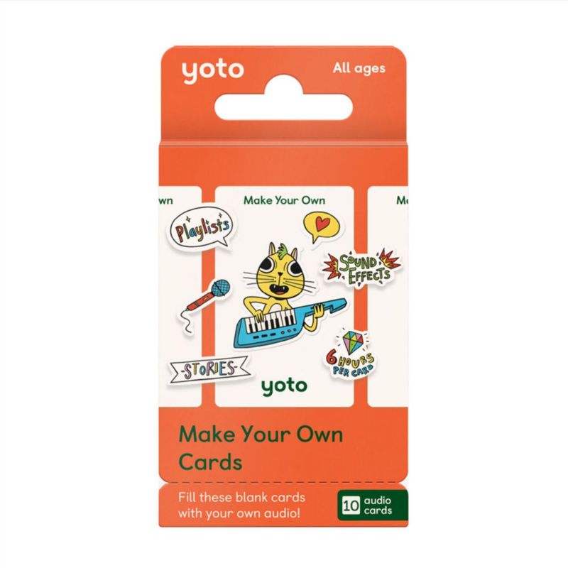Tarjetas Flash YOTO Crea Tus Propias 10 Tarjetas de Audio en Blanco