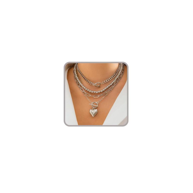 Collar Otxas de Plata en Capas Antideslustre