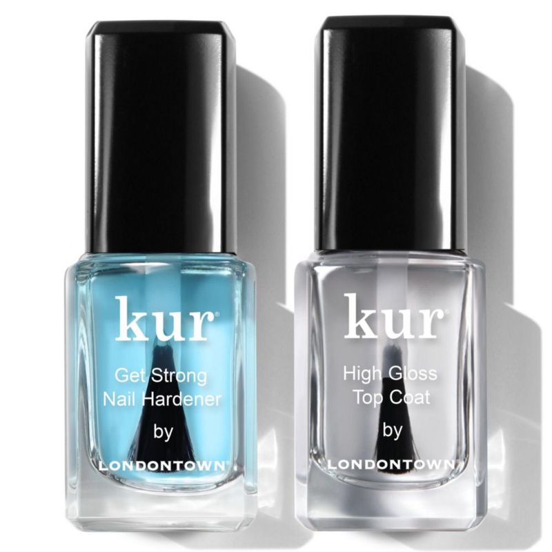 Set de cuidado de uñas LONDONTOWN Strength & Shine con endurecedor de uñas