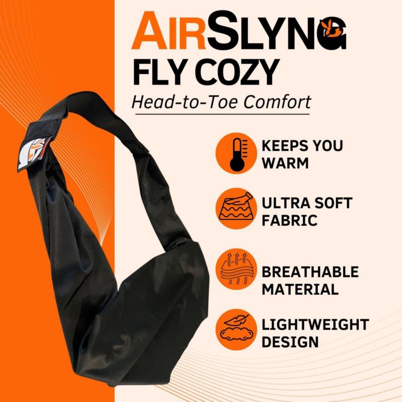Manta de Viaje AirSlyng Pack de 2 Transpirable y Compacta