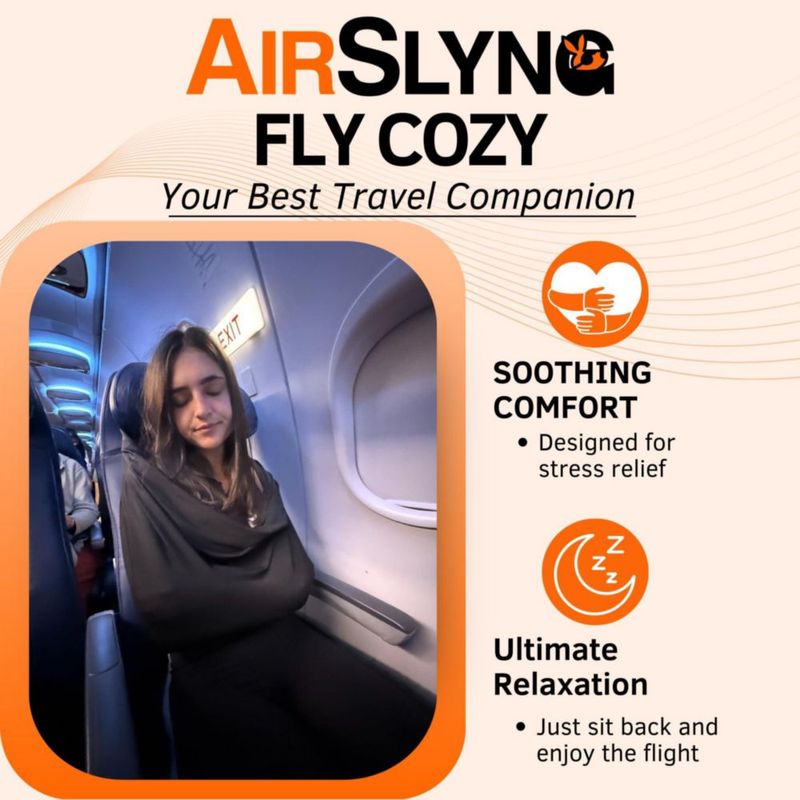 Manta de Viaje AirSlyng Pack de 2 Transpirable y Compacta