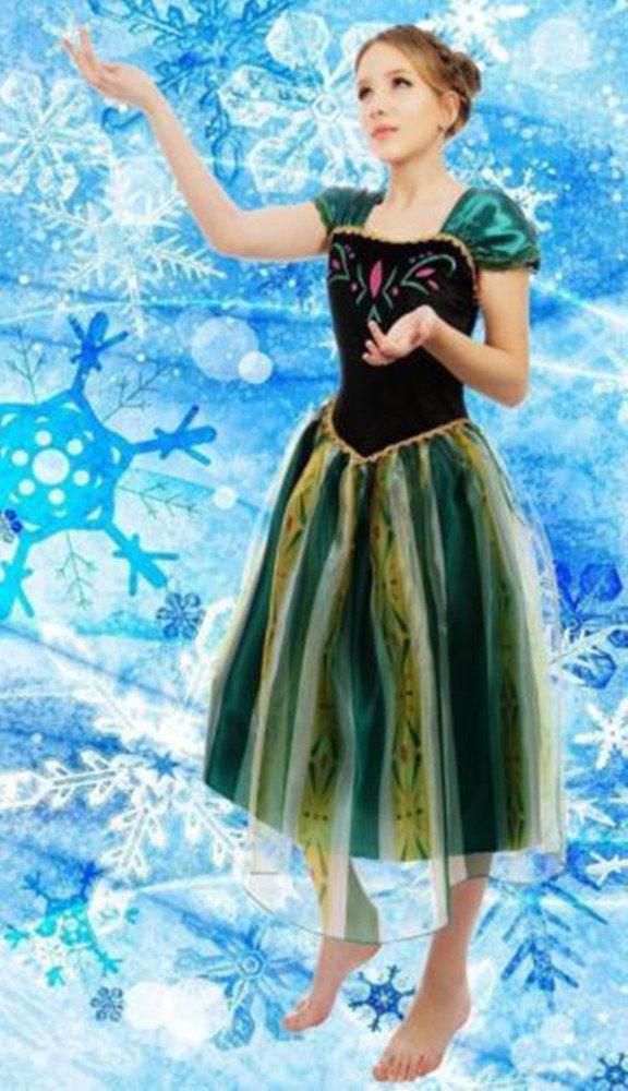 Disfraz de Princesa Anna (talla M US 6‑8)