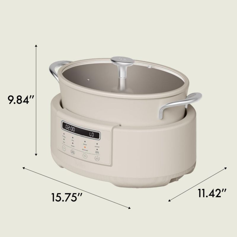 Multicooker BELLA 7qt Antiadherente Oatmilk 10 en 1