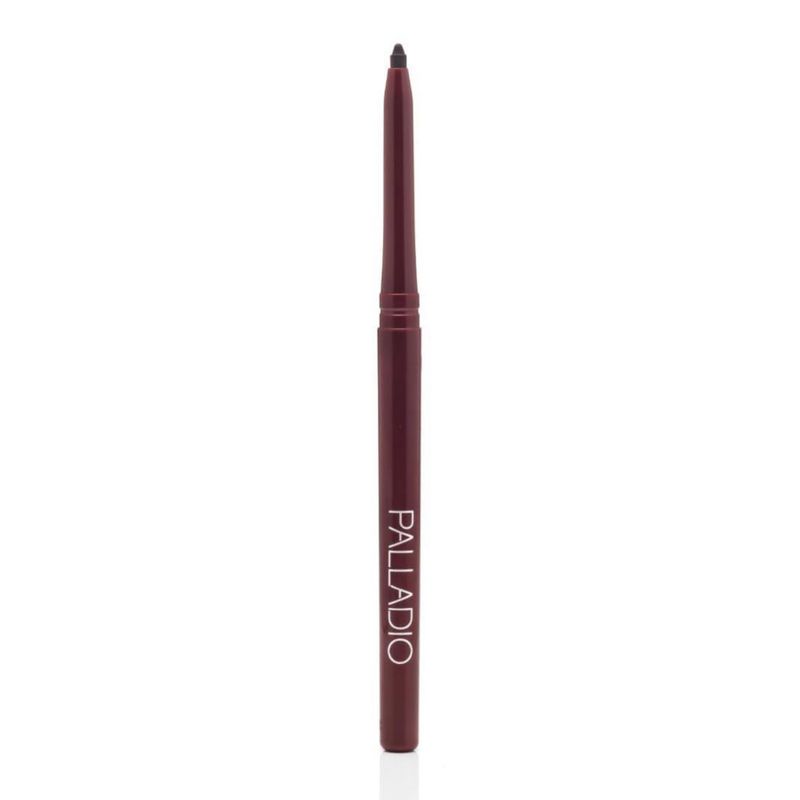 Lápiz delineador de labios Palladio Retráctil Impermeable Baya Negra
