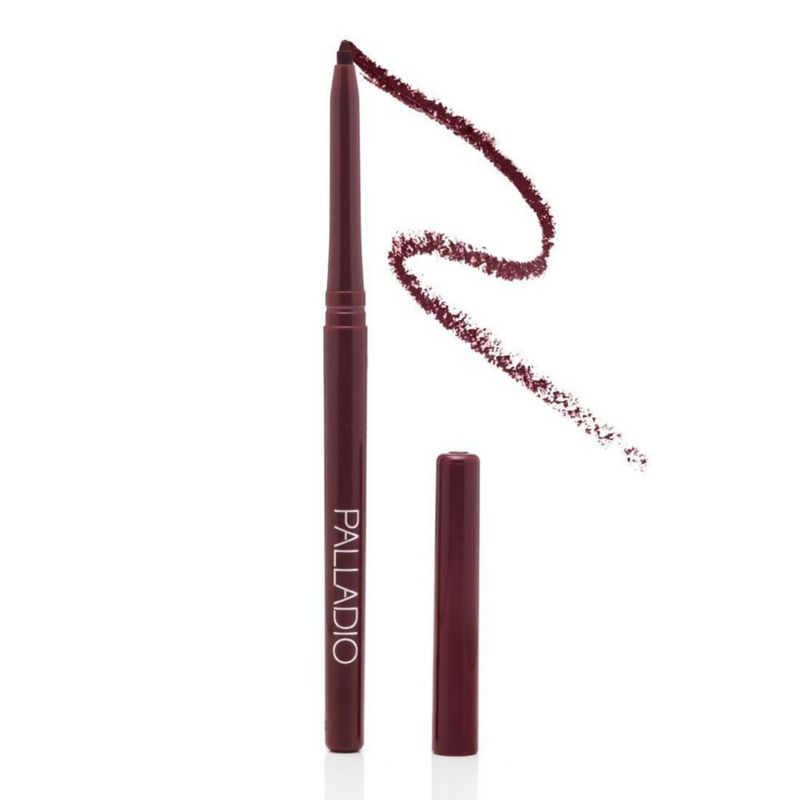 Lápiz delineador de labios Palladio Retráctil Impermeable Baya Negra
