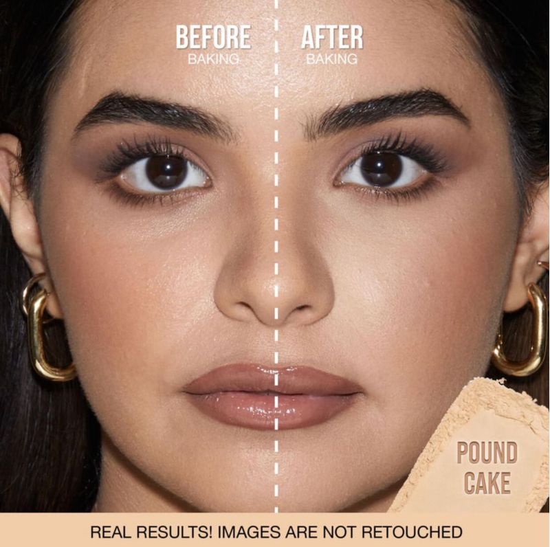 Polvo compacto Huda Easy Bake Snatch "Poundcake" sin talco