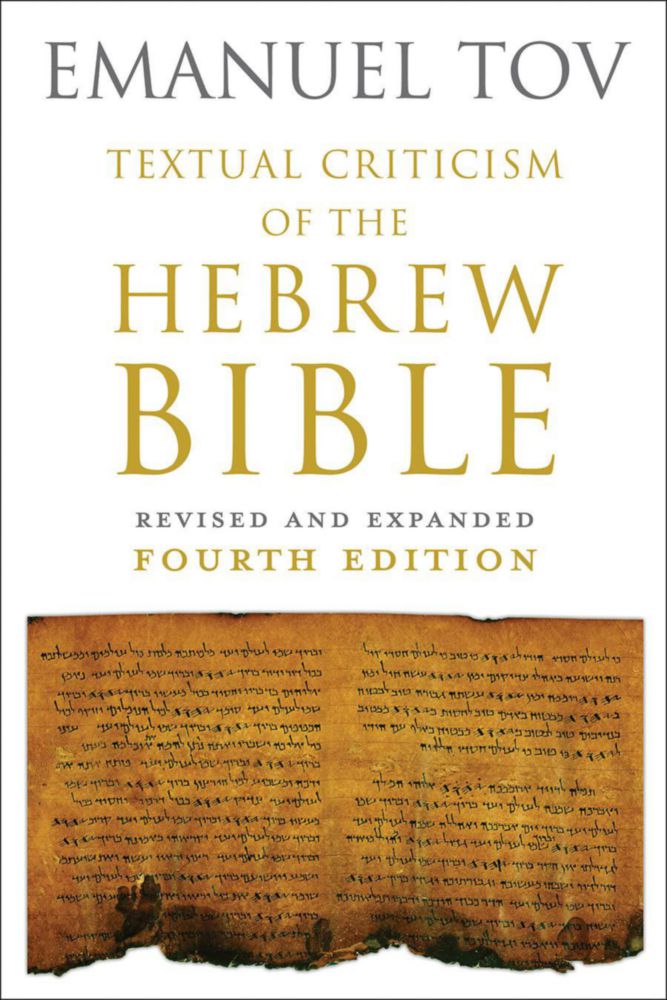 Libro Fortress Press: Crítica Textual de la Biblia Hebrea