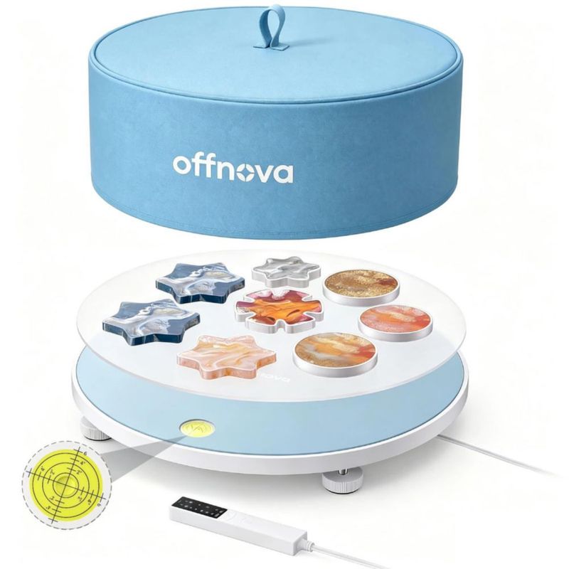 Alfombrilla de Resina OFFNOVA 41 cm 2 en 1 para Curado y Nivelado