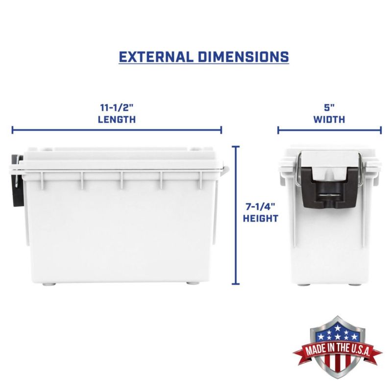 Caja de Almacenamiento Impermeable Apilable Sheffield 12681 – Hecha en EE. UU.
