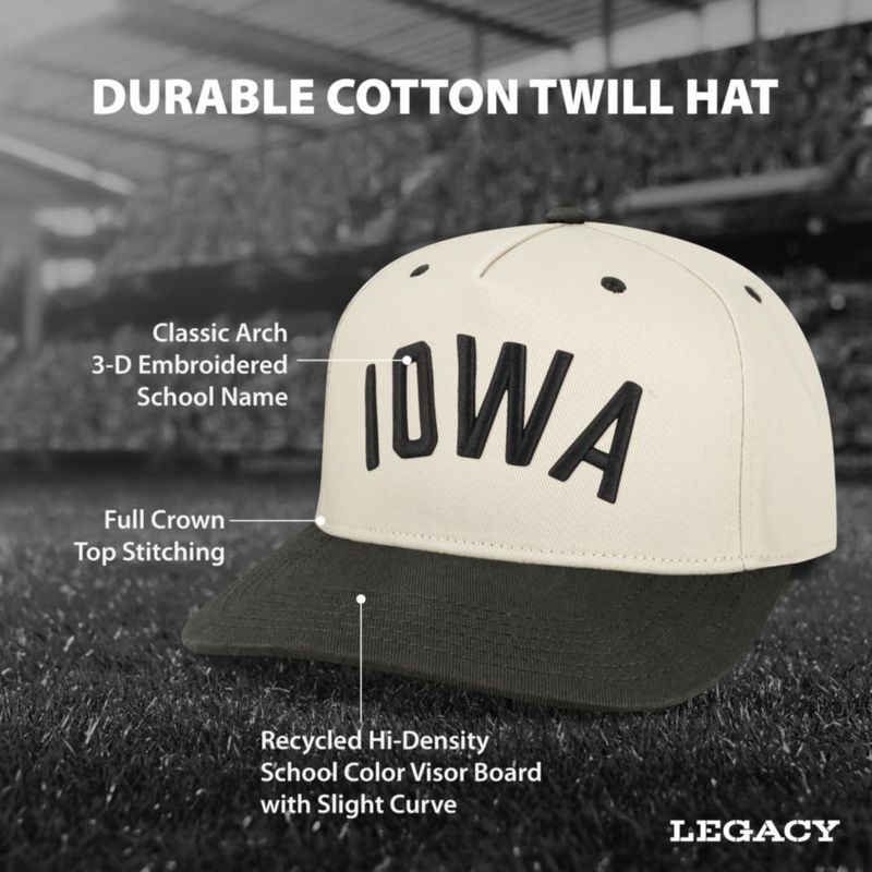 Gorra Legacy Iowa Hawkeyes de color del equipo