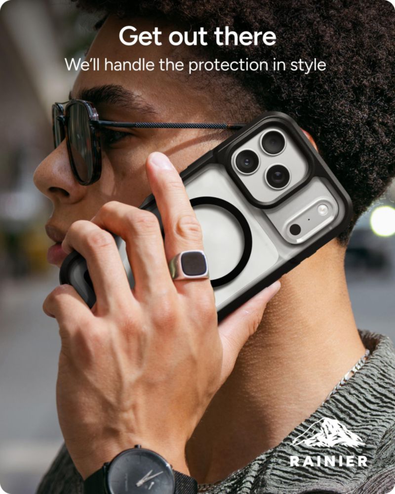 Funda ZAGG para iPhone 18/17 Pro negra con soporte