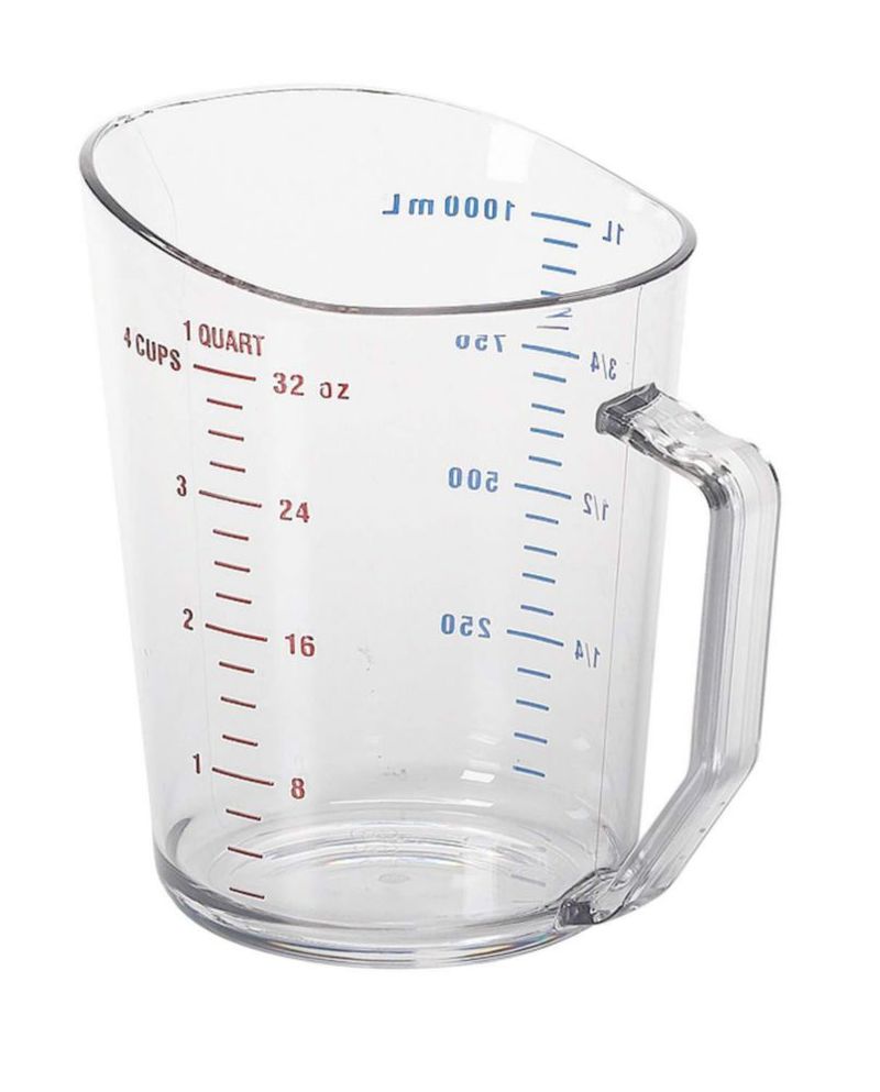 Vaso Medidor Cambro 1000 ml Transparente (100MCCW135)