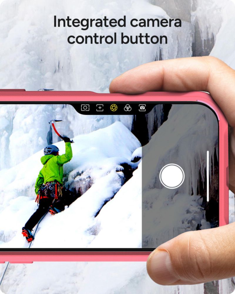 Funda ZAGG Rainier para iPhone 18/17 Pro Rosa con Soporte