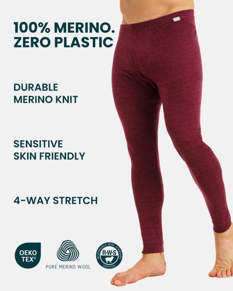 PANTALONES Merino.tech Talla Mediana 165 Gris Carbón