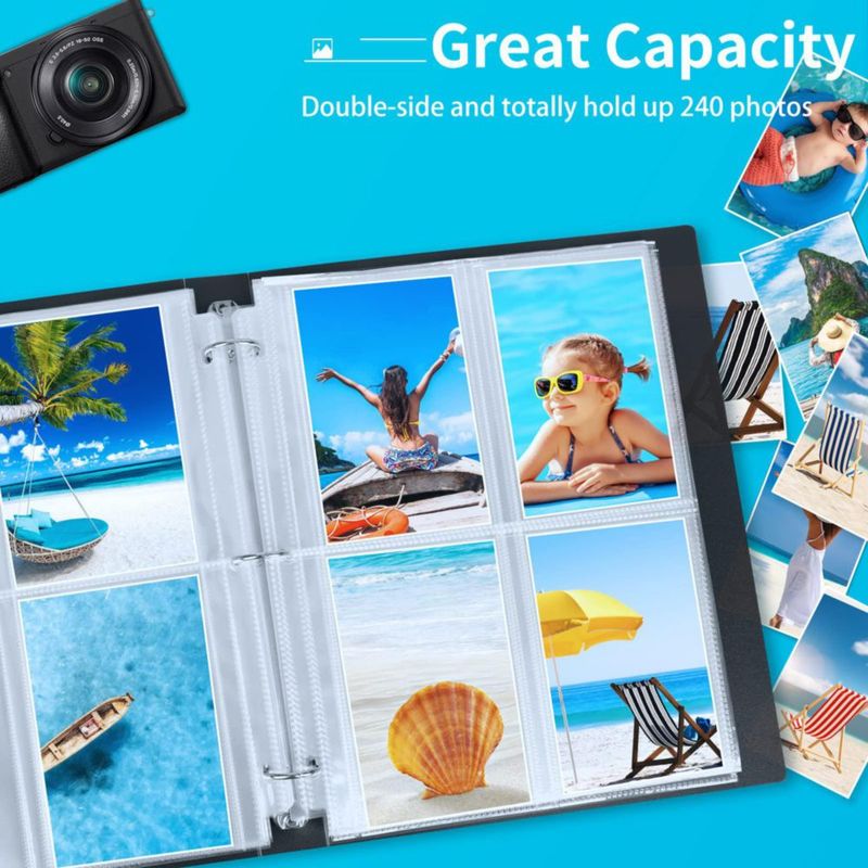 Fundas para fotos Fabmaker 35 × 5 cm (paquete de 30) 240 fotos